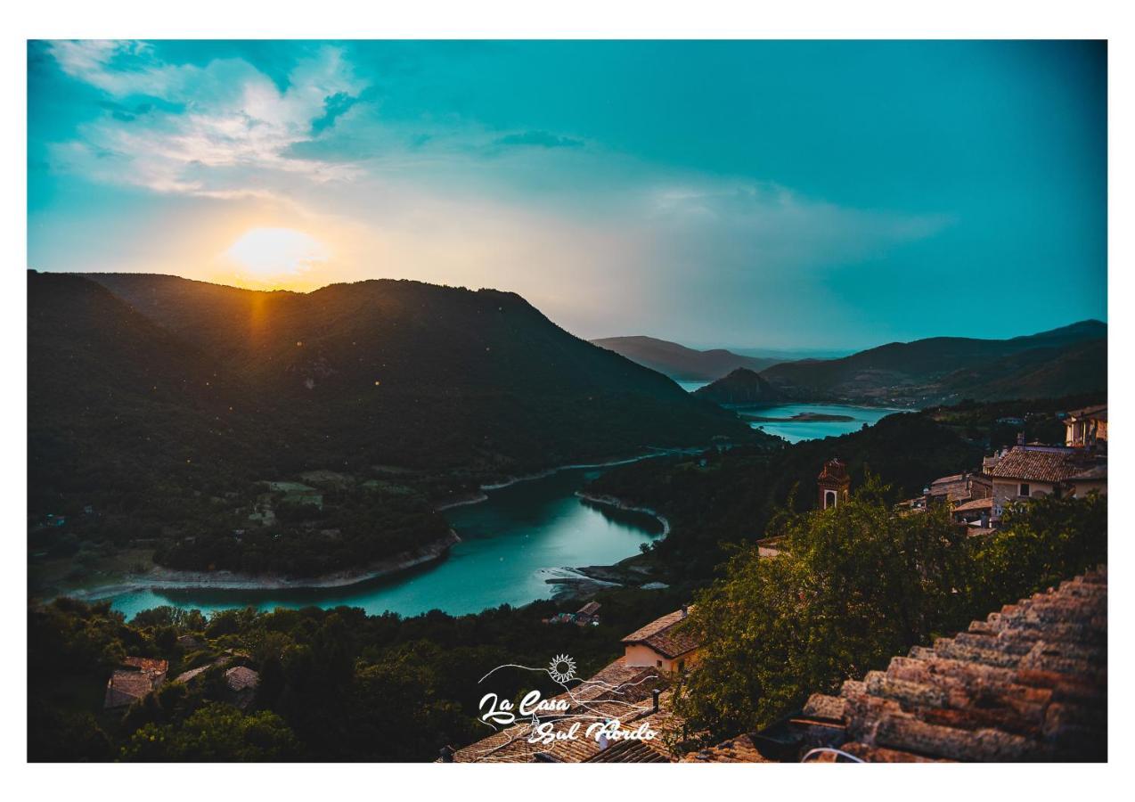 La Casa Sul Fiordo Lago Del Turano Paganico Sabino エクステリア 写真